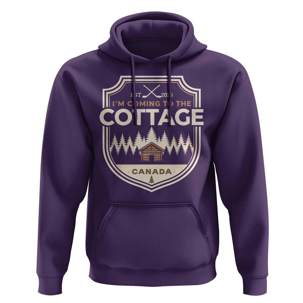 I Am Coming To The Cottage Hoodie Funny Romance Hockey