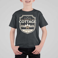 I Am Coming To The Cottage T Shirt For Kid Funny Romance Hockey