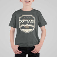 I Am Coming To The Cottage T Shirt For Kid Funny Romance Hockey