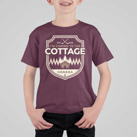 I Am Coming To The Cottage T Shirt For Kid Funny Romance Hockey