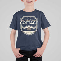 I Am Coming To The Cottage T Shirt For Kid Funny Romance Hockey