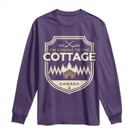 I Am Coming To The Cottage Long Sleeve Shirt Funny Romance Hockey