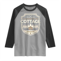 I Am Coming To The Cottage Raglan Shirt Funny Romance Hockey