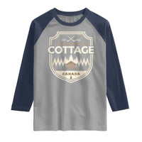 I Am Coming To The Cottage Raglan Shirt Funny Romance Hockey