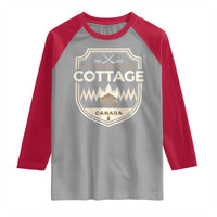 I Am Coming To The Cottage Raglan Shirt Funny Romance Hockey