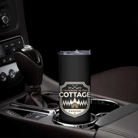 I Am Coming To The Cottage Skinny Tumbler Funny Romance Hockey