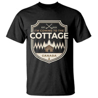 I Am Coming To The Cottage T Shirt Funny Romance Hockey