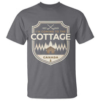 I Am Coming To The Cottage T Shirt Funny Romance Hockey