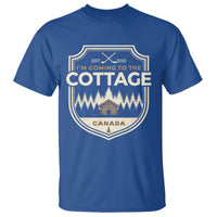 I Am Coming To The Cottage T Shirt Funny Romance Hockey