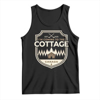 I Am Coming To The Cottage Tank Top Funny Romance Hockey