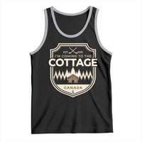 I Am Coming To The Cottage Tank Top Funny Romance Hockey