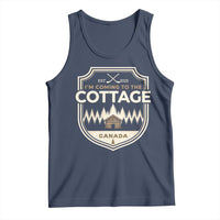 I Am Coming To The Cottage Tank Top Funny Romance Hockey