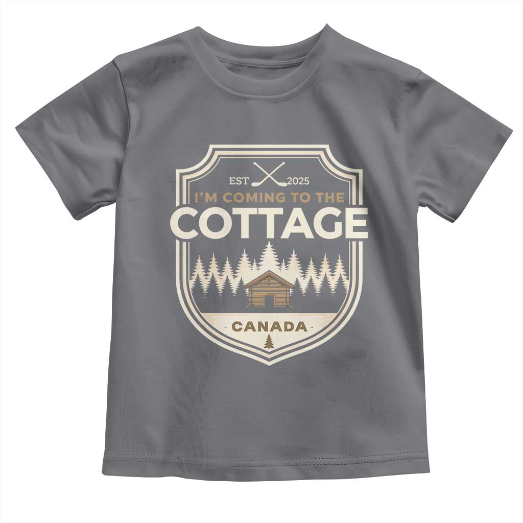 I Am Coming To The Cottage Toddler T Shirt Funny Romance Hockey