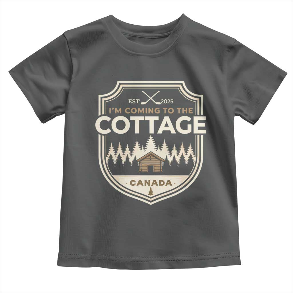 I Am Coming To The Cottage Toddler T Shirt Funny Romance Hockey