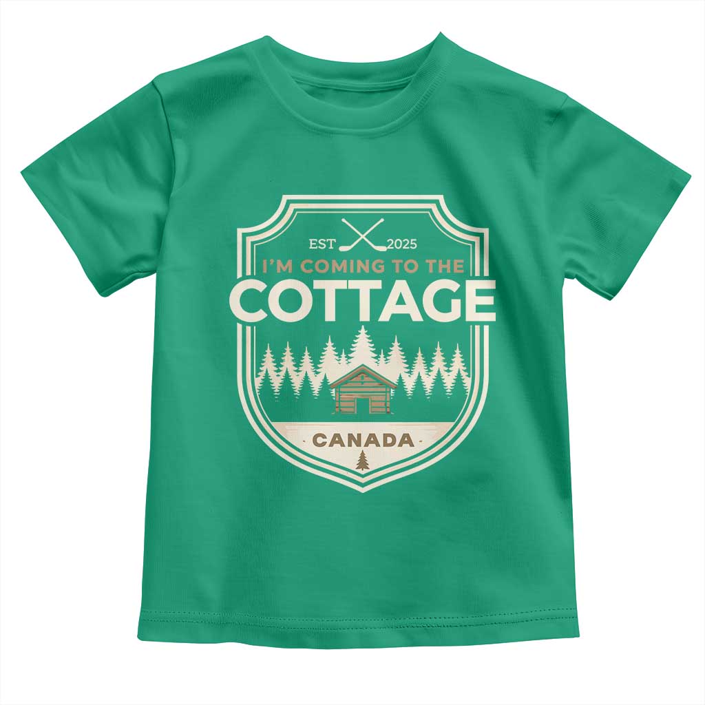 I Am Coming To The Cottage Toddler T Shirt Funny Romance Hockey