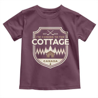 I Am Coming To The Cottage Toddler T Shirt Funny Romance Hockey