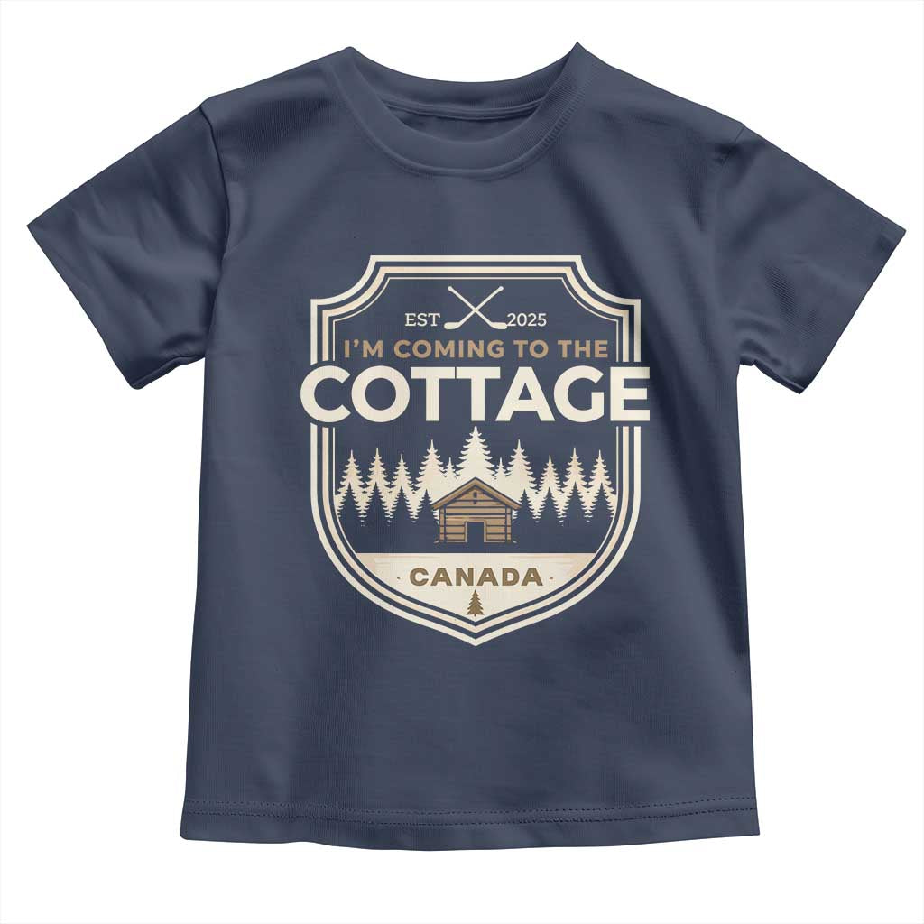 I Am Coming To The Cottage Toddler T Shirt Funny Romance Hockey