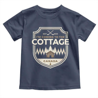 I Am Coming To The Cottage Toddler T Shirt Funny Romance Hockey