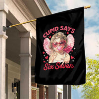 Funny 67 Valentines Day Garden Flag Cupid Say Six Seven 67 Meme