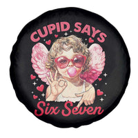 Funny 67 Valentines Day Spare Tire Cover Cupid Say Six Seven 67 Meme