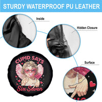 Funny 67 Valentines Day Spare Tire Cover Cupid Say Six Seven 67 Meme