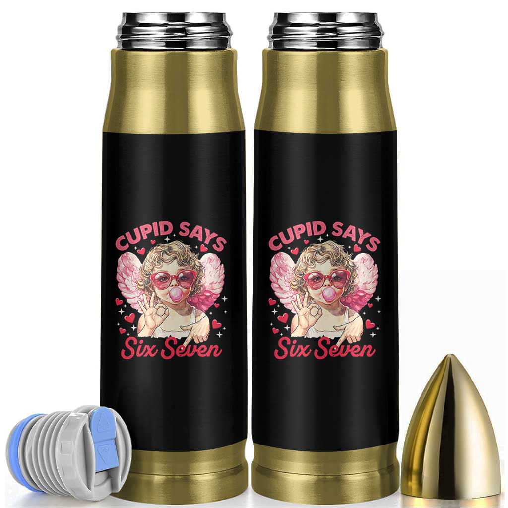 Funny 67 Valentines Day Bullet Tumbler Cupid Say Six Seven 67 Meme