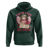 Funny 67 Valentines Day Hoodie Cupid Say Six Seven 67 Meme