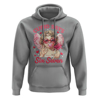 Funny 67 Valentines Day Hoodie Cupid Say Six Seven 67 Meme