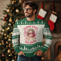 Funny 67 Valentines Day Ugly Christmas Sweater Cupid Say Six Seven 67 Meme