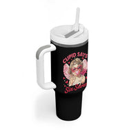 Funny 67 Valentines Day Tumbler With Handle Cupid Say Six Seven 67 Meme
