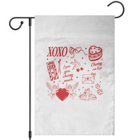 Xoxo Valentines Day Garden Flag Love You Cherry Much Vintage Coquette