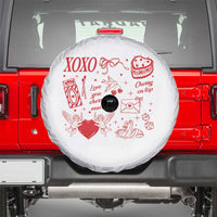 Xoxo Valentines Day Spare Tire Cover Love You Cherry Much Vintage Coquette