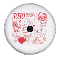 Xoxo Valentines Day Spare Tire Cover Love You Cherry Much Vintage Coquette