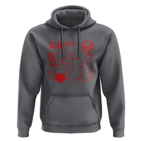 Xoxo Valentines Day Hoodie Love You Cherry Much Vintage Coquette