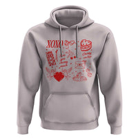 Xoxo Valentines Day Hoodie Love You Cherry Much Vintage Coquette