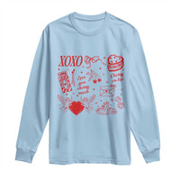 Xoxo Valentines Day Long Sleeve Shirt Love You Cherry Much Vintage Coquette