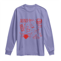 Xoxo Valentines Day Long Sleeve Shirt Love You Cherry Much Vintage Coquette