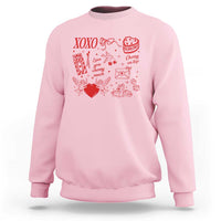 Xoxo Valentines Day Sweatshirt Love You Cherry Much Vintage Coquette