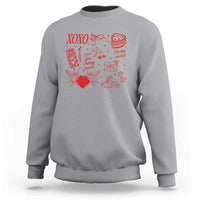 Xoxo Valentines Day Sweatshirt Love You Cherry Much Vintage Coquette