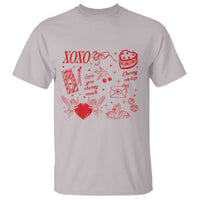 Xoxo Valentines Day T Shirt Love You Cherry Much Vintage Coquette