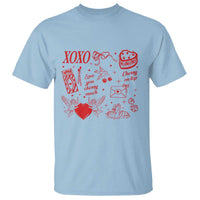 Xoxo Valentines Day T Shirt Love You Cherry Much Vintage Coquette