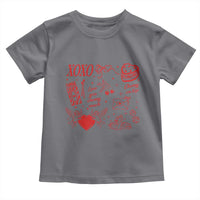Xoxo Valentines Day Toddler T Shirt Love You Cherry Much Vintage Coquette