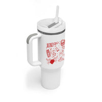 Xoxo Valentines Day Tumbler With Handle Love You Cherry Much Vintage Coquette