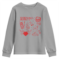 Xoxo Valentines Day Youth Sweatshirt Love You Cherry Much Vintage Coquette