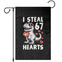 Funny I Steal 67 Hearts Valentines Day Six Seven Meme Garden Flag