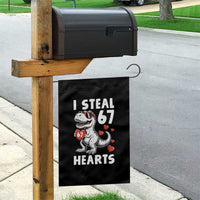 Funny I Steal 67 Hearts Valentines Day Six Seven Meme Garden Flag