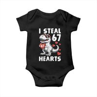 Funny I Steal 67 Hearts Valentines Day Six Seven Meme Baby Onesie