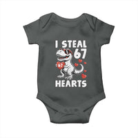 Funny I Steal 67 Hearts Valentines Day Six Seven Meme Baby Onesie