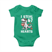Funny I Steal 67 Hearts Valentines Day Six Seven Meme Baby Onesie