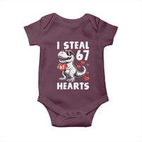 Funny I Steal 67 Hearts Valentines Day Six Seven Meme Baby Onesie